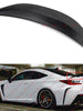 Carbon Fiber Highkick Rear Trunk Spoiler Wing For 2015-2024 Lexus RC F RCF