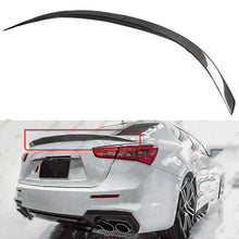 For 2014-2024 Maserati Ghibli FD Style Sleek Real Carbon Fiber Trunk Spoiler Wing