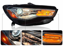Right Side Xenon/HID Headlight For 2016-2018 Audi A6 S6 Headlamps Non-AFS