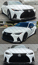 Gloss Black Front Bumper Lip Splitter fit for Lexus IS300 IS350 2021-2024