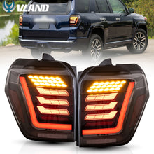 Pair LED Tail Lights Startup animation For Toyota 4Runner 2014-2021 Clear Lens