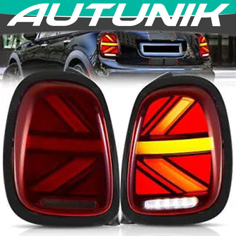 Pair LED Tail Lights w/ Startup & Sequential For 2014–2023 Mini Cooper F55 F56 F57