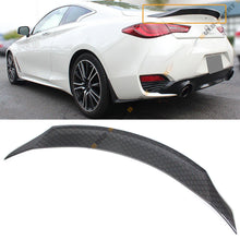 Honeycomb Carbon Fober Rear Trunk Spoiler Wing For 2017-2022 Infiniti Q60 Coupe