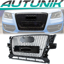 Gloss Black Front Mesh Grille Honeycomb for Audi Q5 Non-Sline 2008-2011 2012 fg277