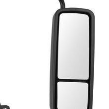 Passenger Side Power Heated Mirror For Freighliner Columbia 2000 2004-2017 Right Black