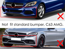 Gloss Black Front Bumper Lip Molding Trim For Mercedes W205 C205 C300 C450 C43 AMG 2015-2018 di98