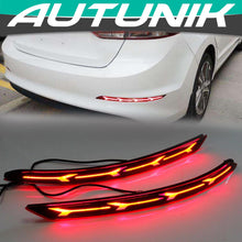 LED Rear Bumper Reflector Tail Brake Light Lamp For Hyundai Elantra 2017-2020