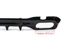 C63 Style Rear Diffuser W/ Blk Chrome Exhaust Tips For Mercedes C-Class C200 C300 AMG W206 Sedan 2022-2025