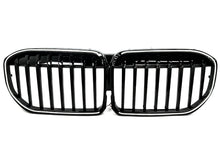For 2020-2022 BMW 7-Series G11 G12 LCI Gloss Black LED Front Kidney Grille Grill Light