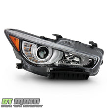 Right Side For 2014-2022 Infiniti Q50 w/o AFS DRL Projector Headlight Headlamp - Passenger