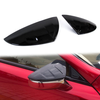 Gloss Black Side Wing Mirror Cover Replacement for Lexus LS & LC ES RC RCF 2018-2023