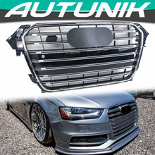 S4 Style Chrome Front Bumper Grille for Audi A4 S4 B8.5 2013-2016