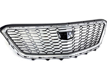 Front Upper Honeycomb Grill Chrome for Cadillac XT4 2019-2023 No Camera