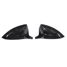 For 2021-2024 Audi A3 S3 RS3 8Y Gloss Black Replacement Mirror Cover Caps w/o Lane Assist