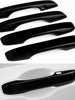 4pcs Gloss Black Handle Covers w/ Front Smartkey For 2023-2025 Honda Accord