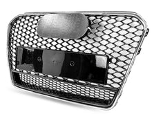 For 2013-2016 AUDI A5 S5 RS5 Front Bumper Honeycomb Grille Grill + Chrome Frame