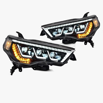 LED Headlight Sequential Turn Signal Head Lamp For Toyota 4Runner 2014-2021