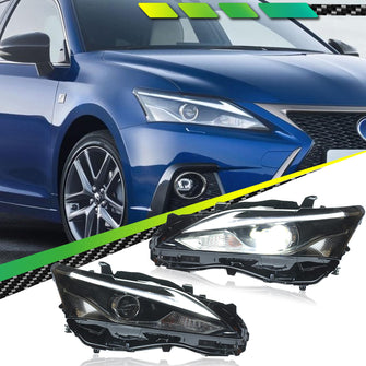 Upgrade Halogen to LED Headlight Assembly for Lexus CT200h 2011-2017