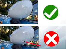 2PC/Set Fits 2014-2024 MINI Cooper F55 F56 F57 Mirror Cover Caps Gloss Black Replacement w/o Holes