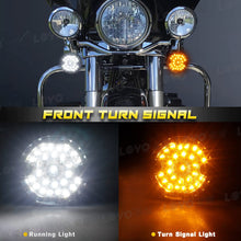 LED Turn Signals Blinker Lights For Harley Road King Electra Glide Classic