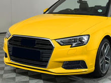 Gloss Black Fog Light Grilles Cover Pair For 2017–2020 Audi A3 8V Sedan (Non-S-Line)