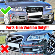 Front Bumper Fog Light Lamp Grill Cover HONEYCOMB For Audi A6 C6 S-Line 2008-2011