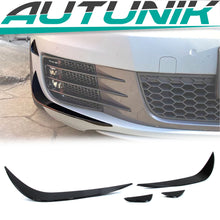 Glossy Black Front Bumper Canards Set for VW Golf MK6 GTI 2008-2012