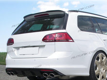 Glossy Black Rear Window Spoiler Side Flaps For VW Golf 7 MK7 MK7.5 Alltrack Variant Wagon vw25