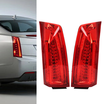 Pair LED Tail Lights Brake Lamps Left+Right For 2013-2018 Cadillac ATS Sedan