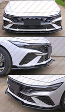 Gloss Black Bumper Lip Splitter fit for Hyundai Elantra SE SEL 2024+