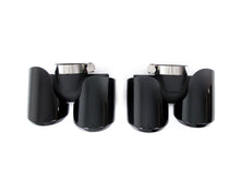 2.0L Exhaust Tips Gloss Black Pair Fit Land Rover Defender 90 110 130 2020-2026