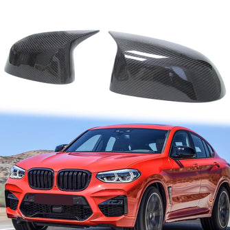 M Style Real Carbon Fiber Mirror Cover Caps For BMW X3 G01 X4 G02 X5 G05 X6 G06 X7 G07 Replacement bm178