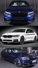 For 2017-2020 BMW G30 5 Series Carbon Fiber M Sport Front Bumper Side Splitters