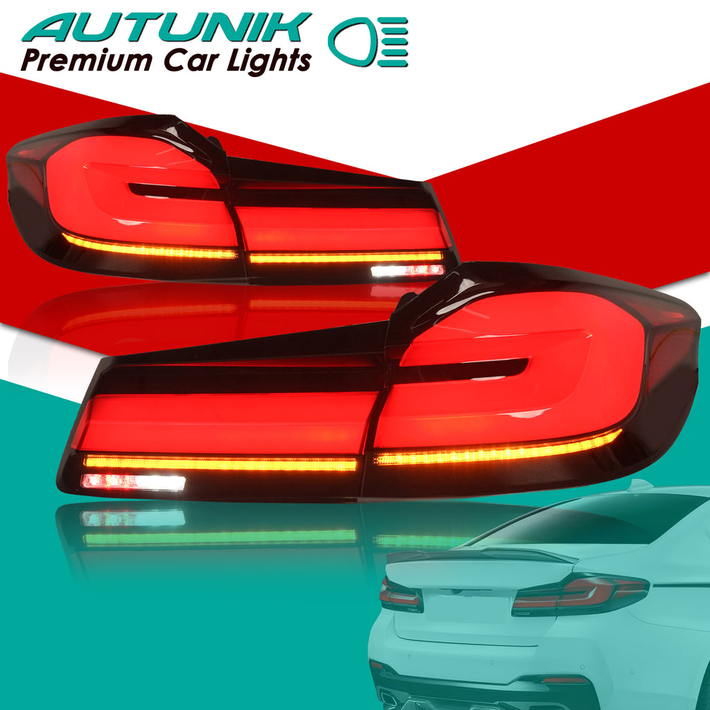 Dynamic LED Tail Lights - For BMW 5 SERIES G30 G38 M5 F90 2017-2020 ...