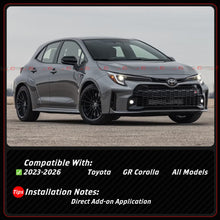 For 2023-2026 Toyota GR Corolla Full Carbon Fiber Rear Bumper Side Vent Trim Garnish