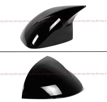 Gloss Black Mirror Cover Cap Overlay For 2021-2026 Mercedes Benz EQE EQS CLE GLC S E Class W223 V295 V297