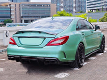 Black Quad Exhaust Tip Muffler Pipe Replace For Mercedes W204 W221 W212 W218
