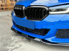 Dual Slat Gloss Black Front Kidney Grille For BMW 5 Series G30 LCI 2021-2023