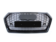 Gloss Black Honeycomb Front Mesh Grille for AUDI Q5 SQ5 2018 2019 2020