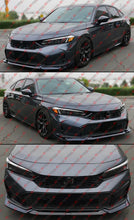 For 2025-2026 Honda Civic Yofer Meteorite Gray Metallic Front Bumper Lip Splitter