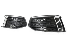 Left & Right Fog Light Grille Cover Trim For Audi A6 C8 Non-Sline 2019–2025
