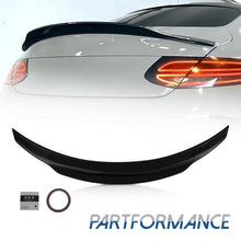 For 2015-2020 Mercedes C Class W205 2D Coupe Trunk Spoiler Gloss Black PSM