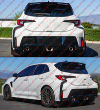 For 2023-2026 Toyota GR Corolla Full Carbon Fiber Rear Bumper Side Vent Trim Garnish