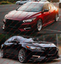 For 2020-2023 Nissan Sentra Front Bumper Bezel Cover Dual Color Sequential LED DRL