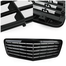 Black Front Bumper Grille for Mercedes W211 E350 E500 2002-2009