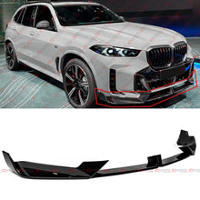For 2024-2025 2026 BMW X5 G05 M Sport LCI Gloss Black Front Bumper Lip Spoiler