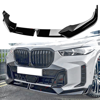 MP Style Gloss Black Front Bumper Lip Splitter for BMW X5 G05 M Sport 2024+