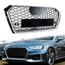 Chrome Honeycomb Front Grill RS4 Style for Audi A4 B9 S4 2017-2019