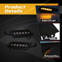 LED Side Marker Daytime Running Lights with/ Turn For 2016-2023 Toyota Tacoma