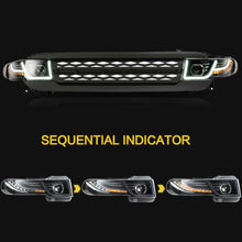 Led DRL Projector Headlights W/ Grille Front Lamp For 2007-2015 Toyota FJ Cruiser